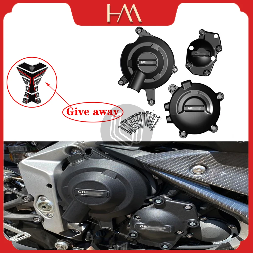 Чехол для защиты двигателя мотоцикла GB Racing for Triumph Daytona 675R 2013-2016 STREET TRIPLE 765 (S R &amp RS)