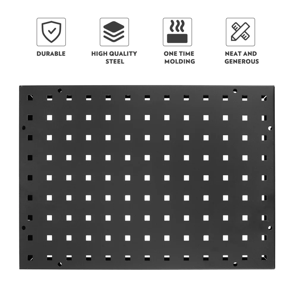 

Cold Rolled Steel Pegboard Wall Mount Storage Rack Garage Tool Storage Rack