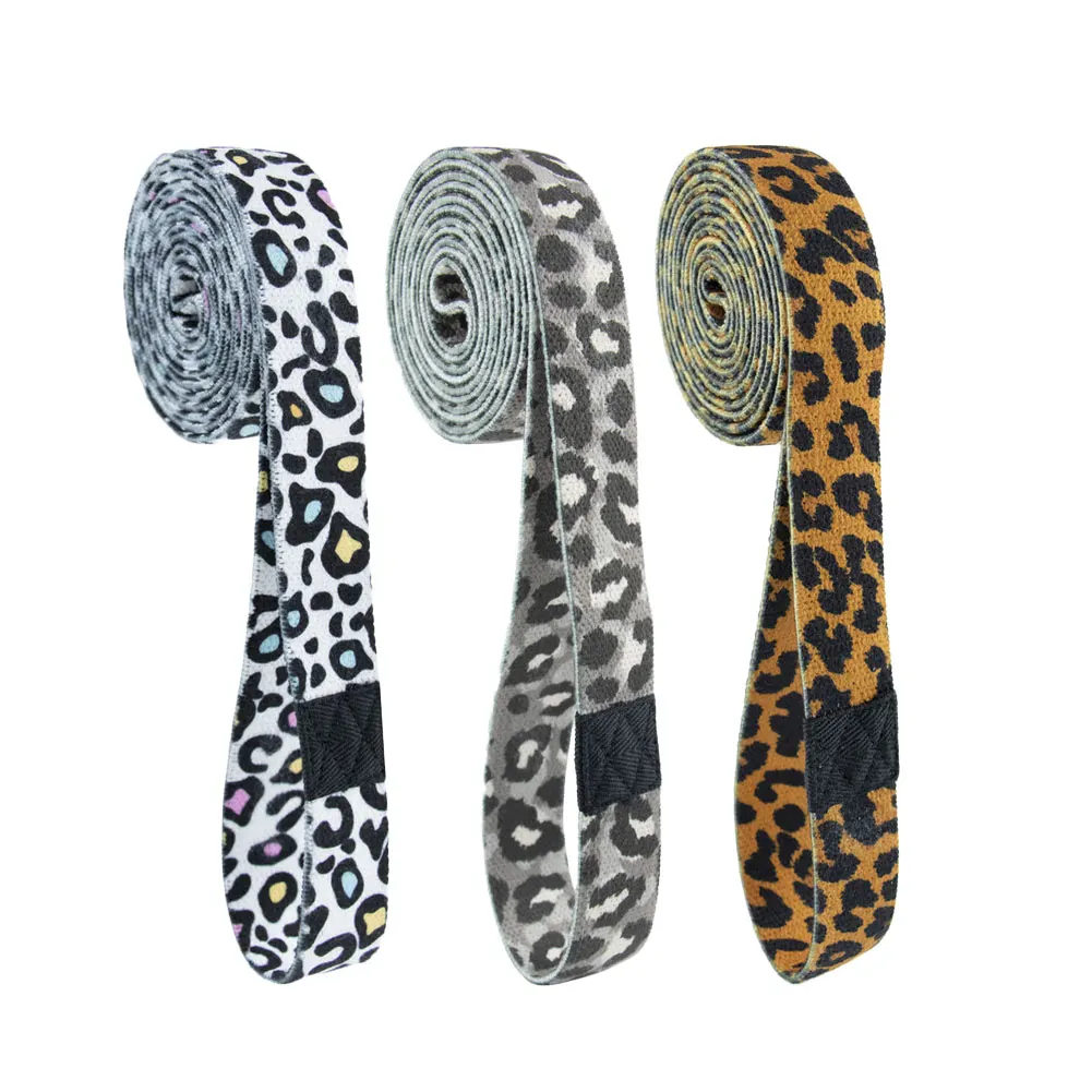

Leopard Pattern Hip Resistance Bands Booty Leg Exercise Elastic Bands For Fitness Gym Yoga Stretching Training Workout Equipment
