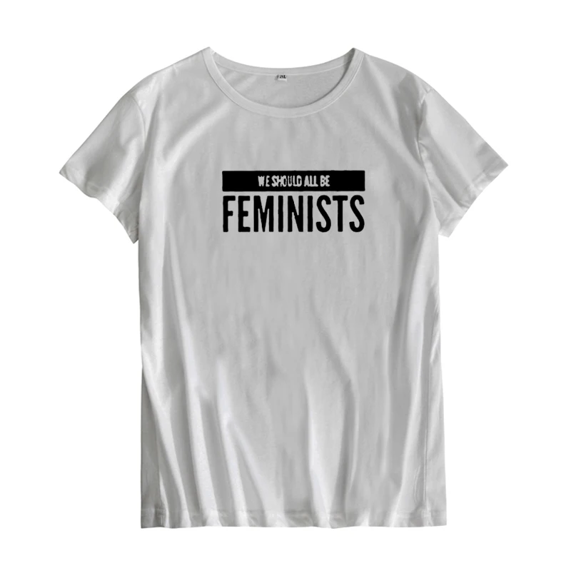 2018 tumblr хипстерская футболка мы все должны быть феминистами слоган женская одежда