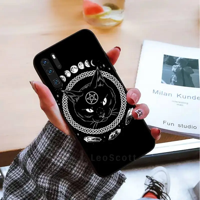 

Witches moon Tarot Mystery totem Phone Cases For Huawei honor Mate mate P 10 9X 10i 20 30 40 y7 lite pro p smart 2019