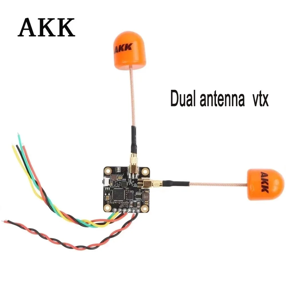 Двойная антенна AKK K1919 New Era VTX поддерживает как Smart Audio так и Tramp Free Система FPV|Детали