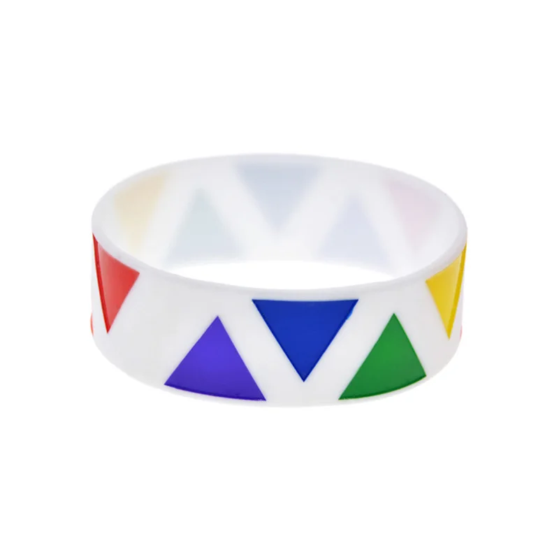 1 шт. силиконовый браслет для геев дюйм | Украшения и аксессуары