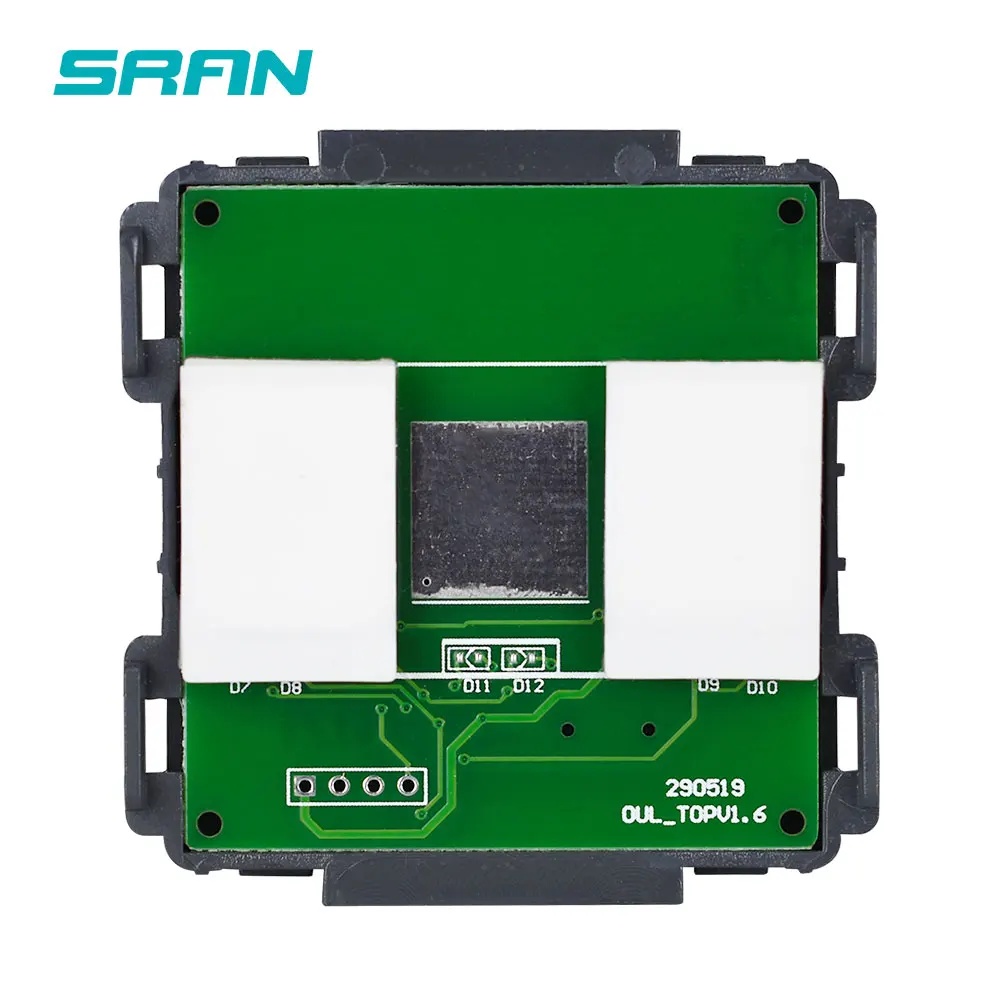 SRAN 52*52 сенсорный переключатель Функциональный модуль со стеклянными