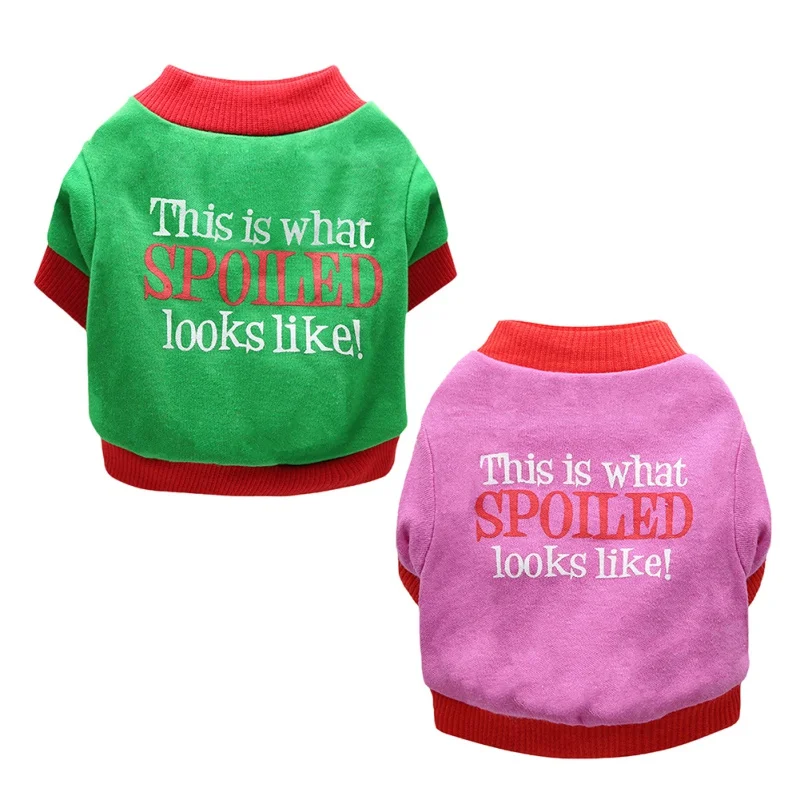 

Christmas Print Vest Cotton T-Shirt For Small Dogs Clothes Winter Comfortable Puppy Costume Chihuahua Pug Apparel