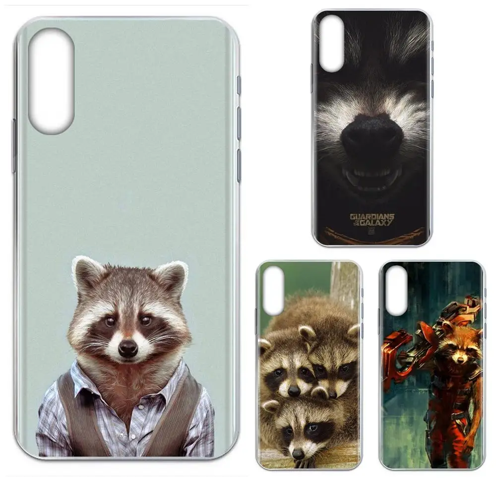 Чехлы для телефонов Rocket енот Apple iPhone 11 Pro 4 4S 5 5S SE 5C 6 6S 7 8 X XR XS Plus Max|Бамперы| |
