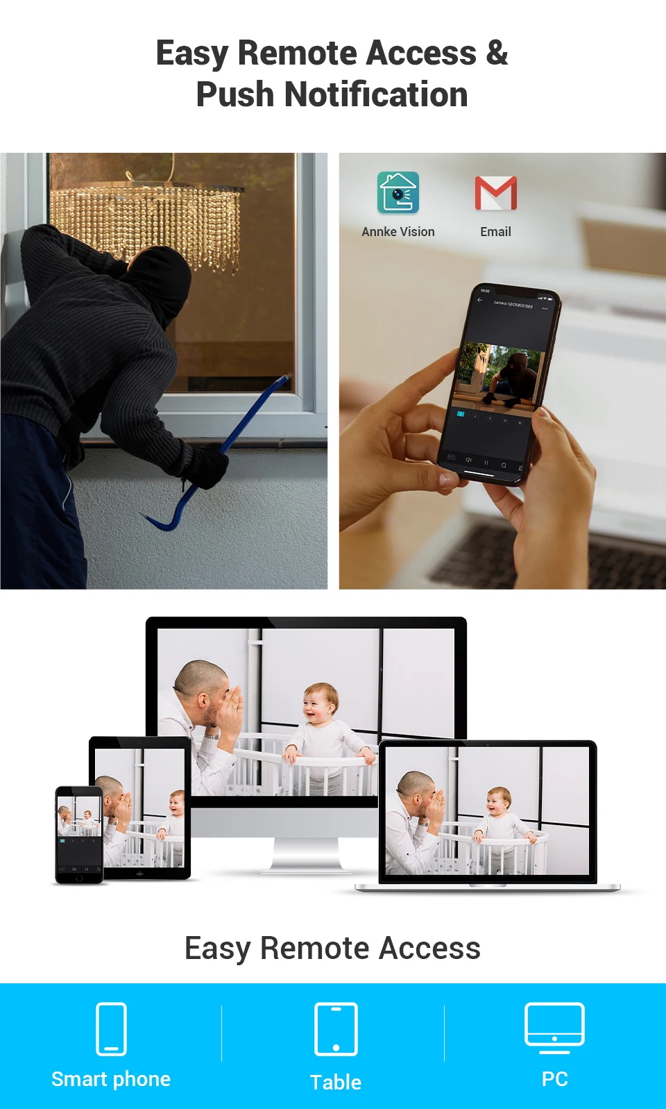 ANNKE 8CH 5MP камера безопасности системы 5MP Lite 5в1 H.265+ DVR с 4 шт. 5MP HD Пуля Открытый Всепогодный видеонаблюдения комплект