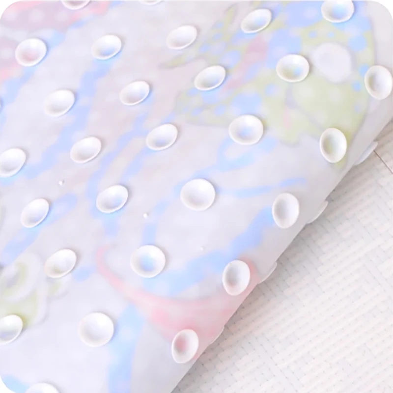 Коврик для ванной с мультяшным рисунком ПВХ коврик душа и водонепроницаемый вход