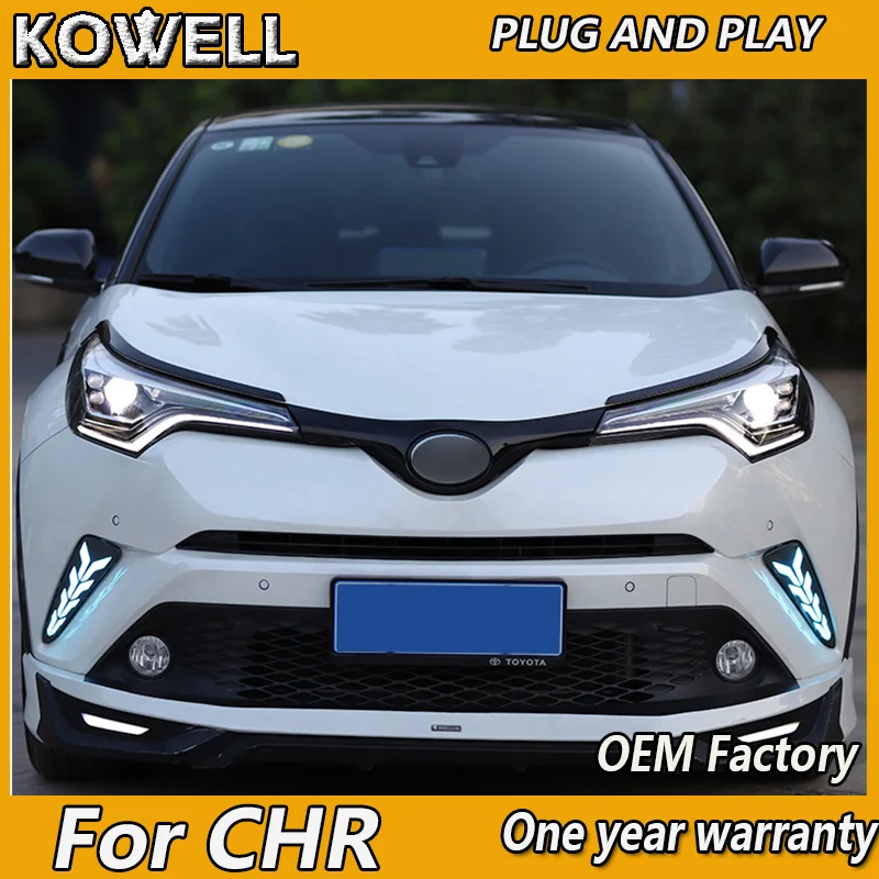 

Car styling Headlights For Toyota CH-R C-HR CHR 2017-2018 Led head lamp led DRL led dynamic Signal lights