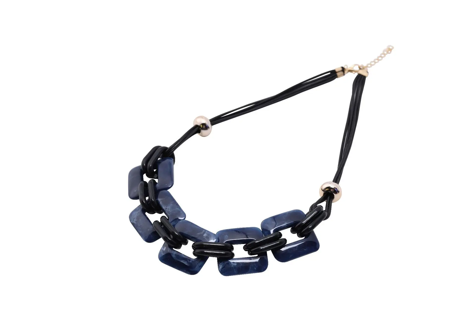 1 шт. однотонное большое акриловое квадратное ожерелье модное простое из смолы