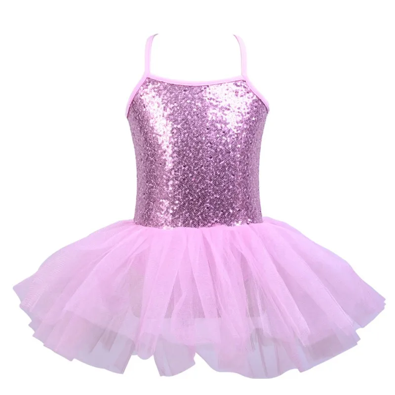 6 цветов Костюм Балерины для вечеринки детское платье с блестками и цветочным