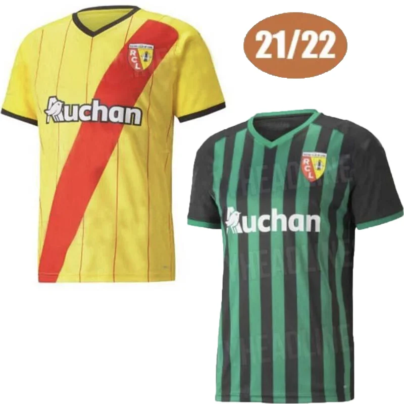 21 22 Майо линзы RC футбольные майки Kakuta Ganago Sotoca Fofana Gradit Fortes Banza Cahuzac Doucoure 2021 2022