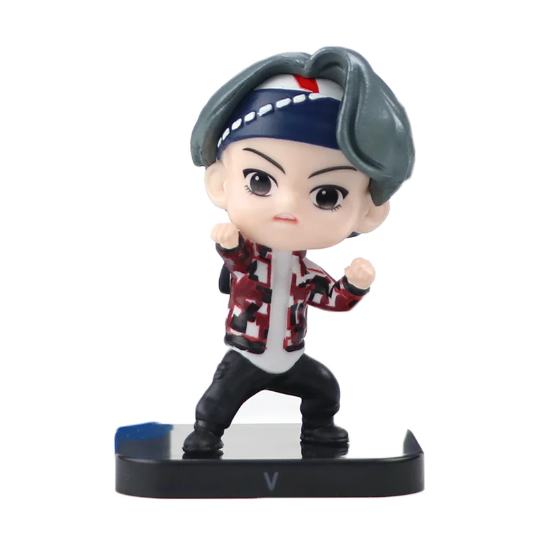 Новинка 7 шт./компл. экшн фигурки группы KPOP Star коллекционные игрушки Bangtan Group для