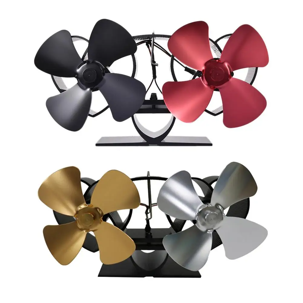 Вентилятор для печи с 8 лезвиями работающий от тепловой энергии komin Log Wood Burner/FirPowere