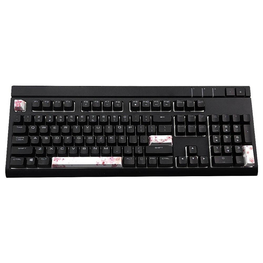 

PBT Five sides Dye-subbed keycap Space bar 6x 6.5x ESC Entre keys OEM profile for diy Corsair STRAFE K65 K70 Logitech G710+