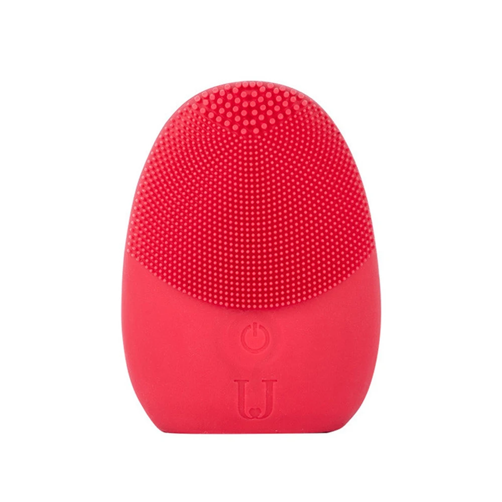 red Xiaomi mijia звуковая щетка для очищения лица Мини электрическая Массажная стиральная машина водонепроницаемый силикон глубоко очищающие Инструменты для лица - Цвет: red