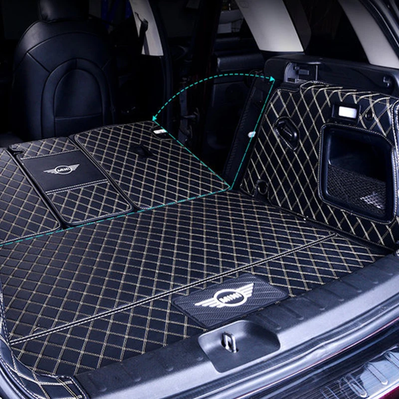 Новый Коврик для багажника из ПВХ черного цвета Mini Cooper R56 F54 F55 F56 F60 (стандартная) |