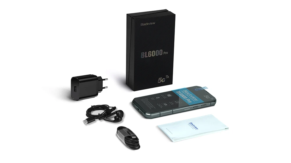 Blackview BL6000 Pro 5G Smartphone IP68 Waterproof 48MP Triple Camera 8GB+256GB  6.36 Inch 5280mAh Global Version Mobile Phone best ram for gaming