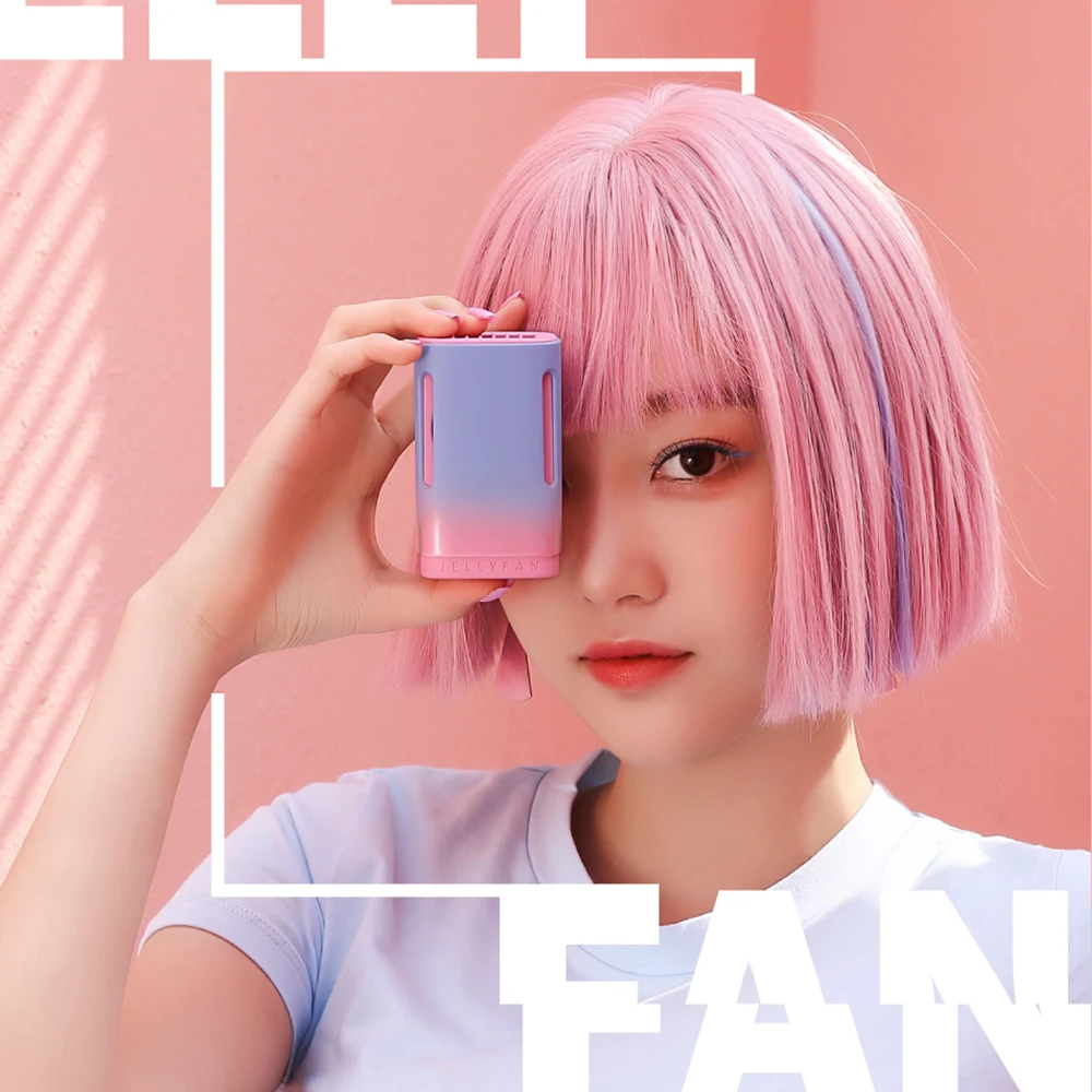 Мини вентилятор на шею портативный беслопастной USB перезаряжаемый бесшумный