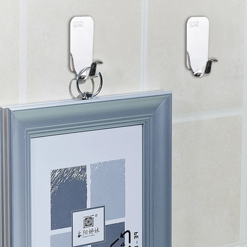 3 шт./компл. крючок без гвоздей клей для кухонной настенной двери держатель из
