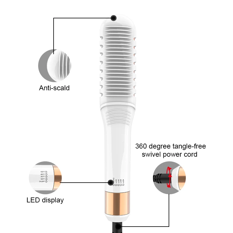 

ULELAY Flodable Hair Comb Hot Air Brush