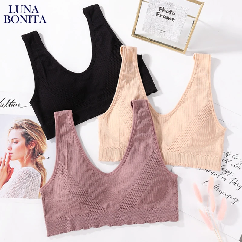 

One Piece Underwear For Women's Bras Sexy Comfortable Bralette Seamless Bra Gathered and Padded To Push Up Top Brassiere