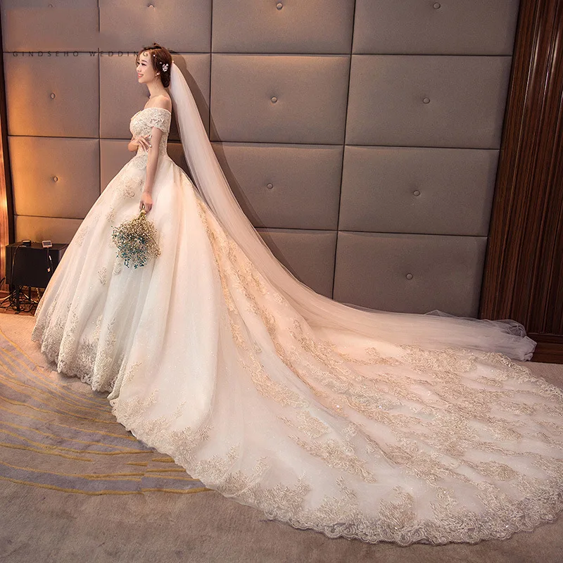 Хепберн небесно-знаменитости с вибрацией торжественные платья 2019 новая невеста