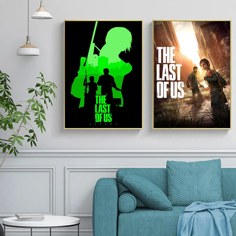 The Last of Us Video Game Poster Zombie Survival Horror Action Canvas Painting Print Wall Art HD Home Decor | Дом и сад
