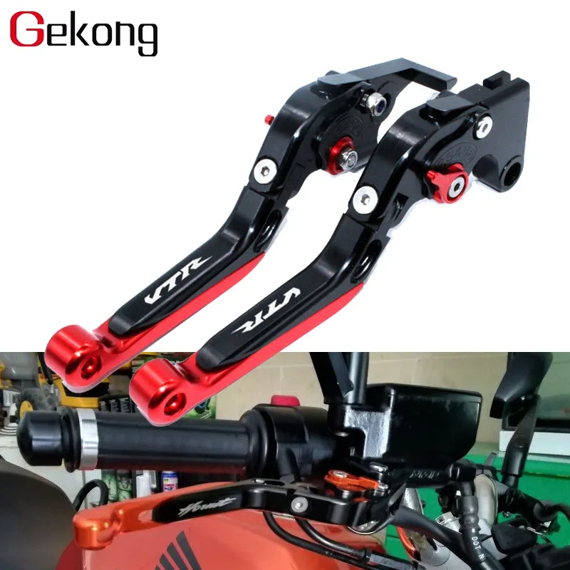 

High-Quality Fit For HONDA VTR1000F FIRESTORM 1998-2005 VTR 1000F Motorcycle Adjustable Folding Extendable Brake Clutch Levers