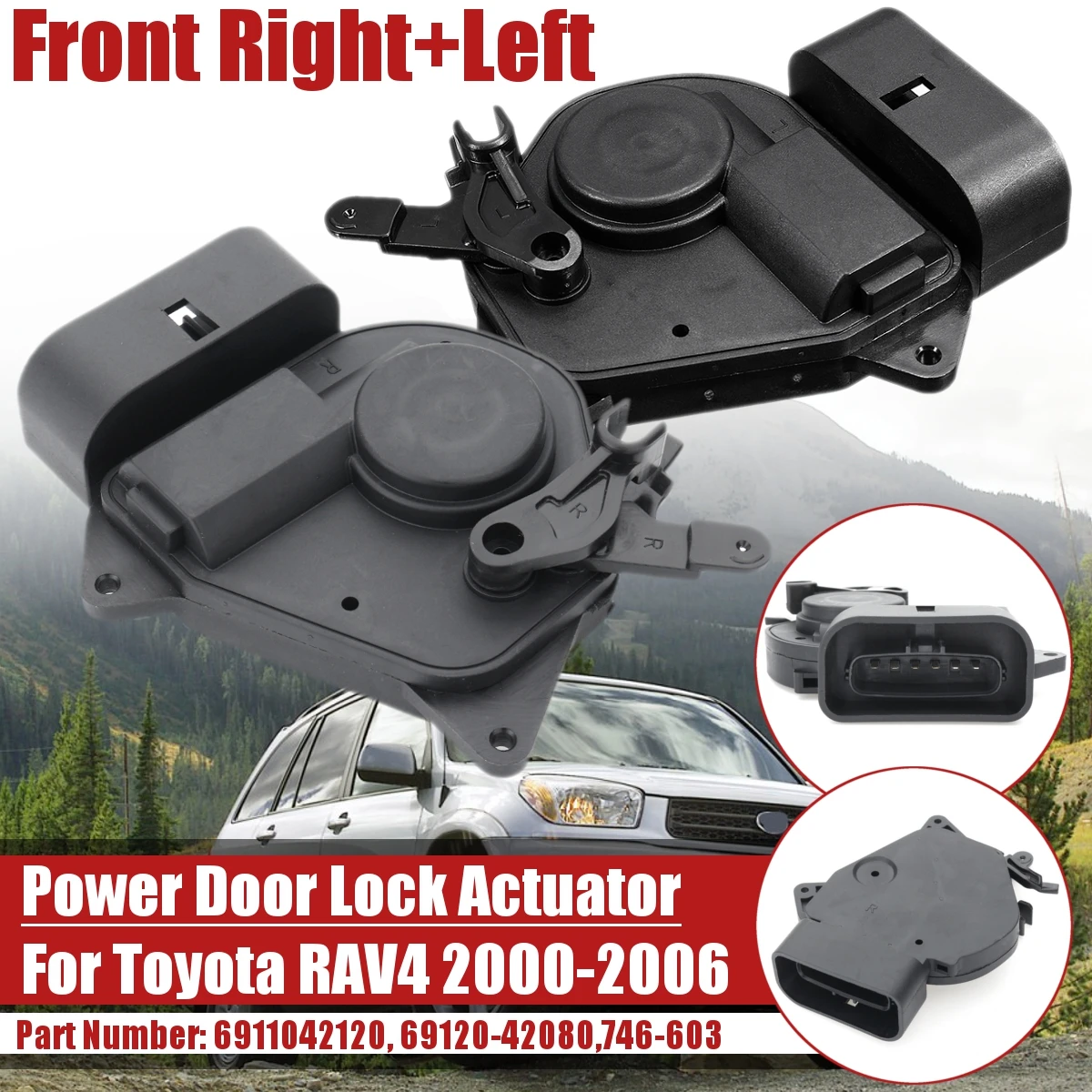 Для Toyota RAV4 2001 2005 69120 42080 69110 42120 передний левый/правый Внешний силовой привод