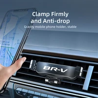 car accessories for honda br v air outlet clip mounts stand gps gravity navigation bracket metal car mobile phone holder