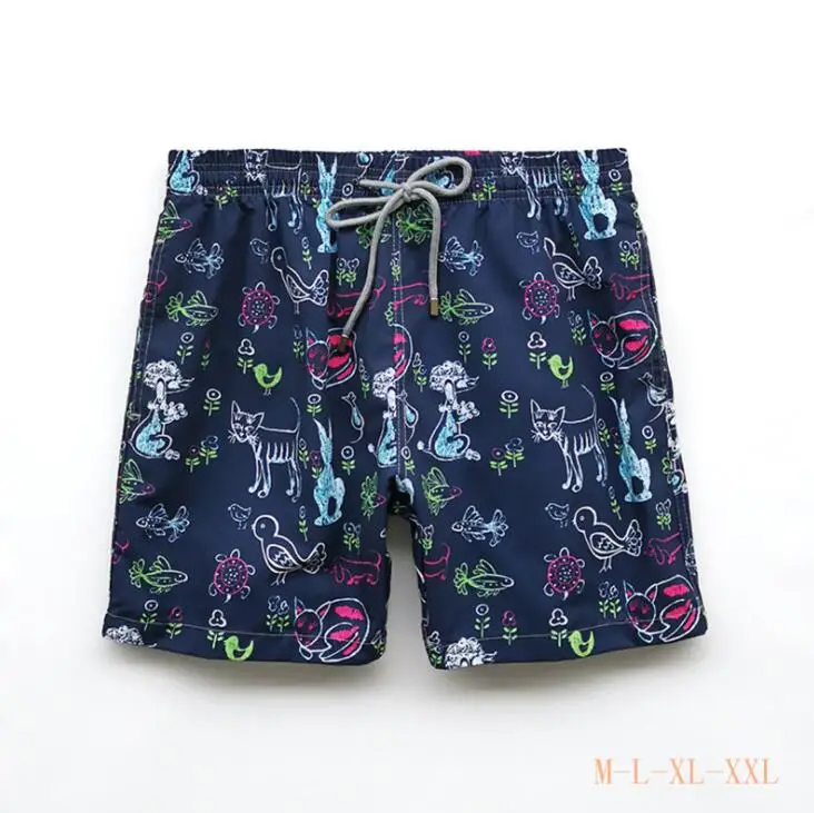 

Повседневные Мужские Пляжные штаны с морскими черепахами, спортивные штаны с цветами, домашние шорты, штаны для серфинга