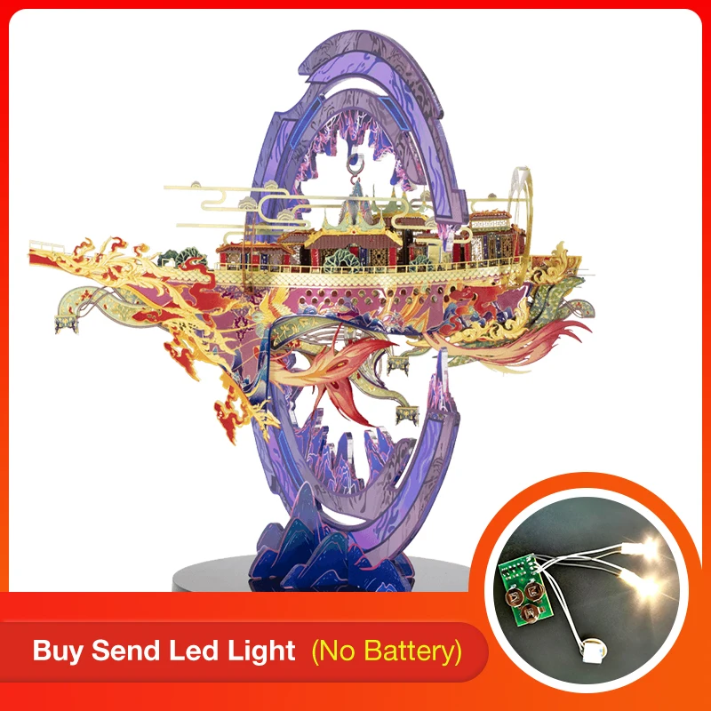 

Металлический 3D-пазл Metalhead Nuwa Xingzhou, модель космического корабля «сделай сам», лазерная вырезка, Сборная модель, пазл, игрушки для взрослых