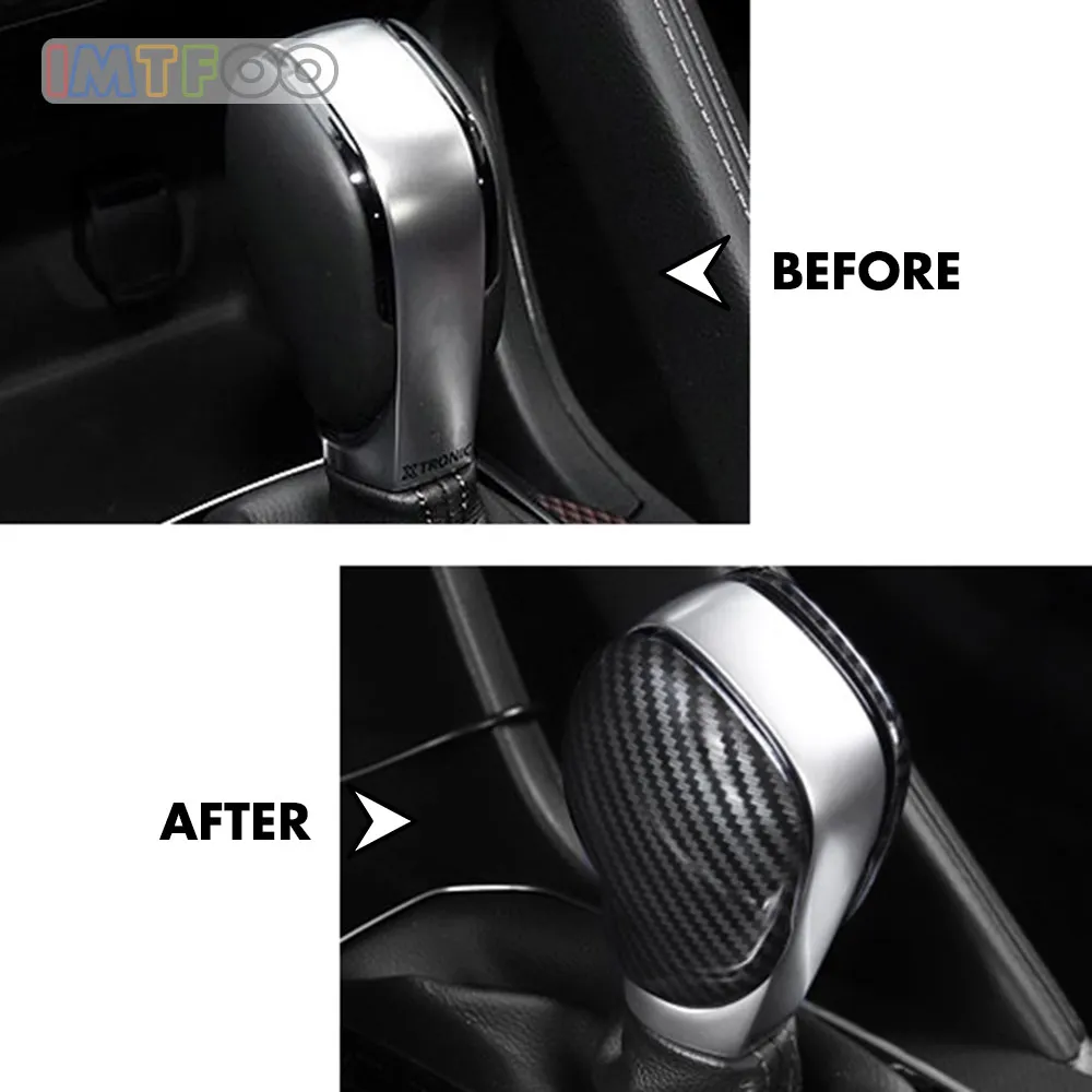 Наклейки из АБС чехол для рычага переключения передач украшения интерьера Renault