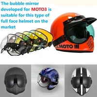 motobaby newest motorcycle sunglasses motocross safety protective vision helmet goggles bubble visor len open face helmet