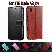 leather book for zte blade a3 joy case funda flip cover for zte a3 joy case wallet smartphone protective shell hoesje etui capas