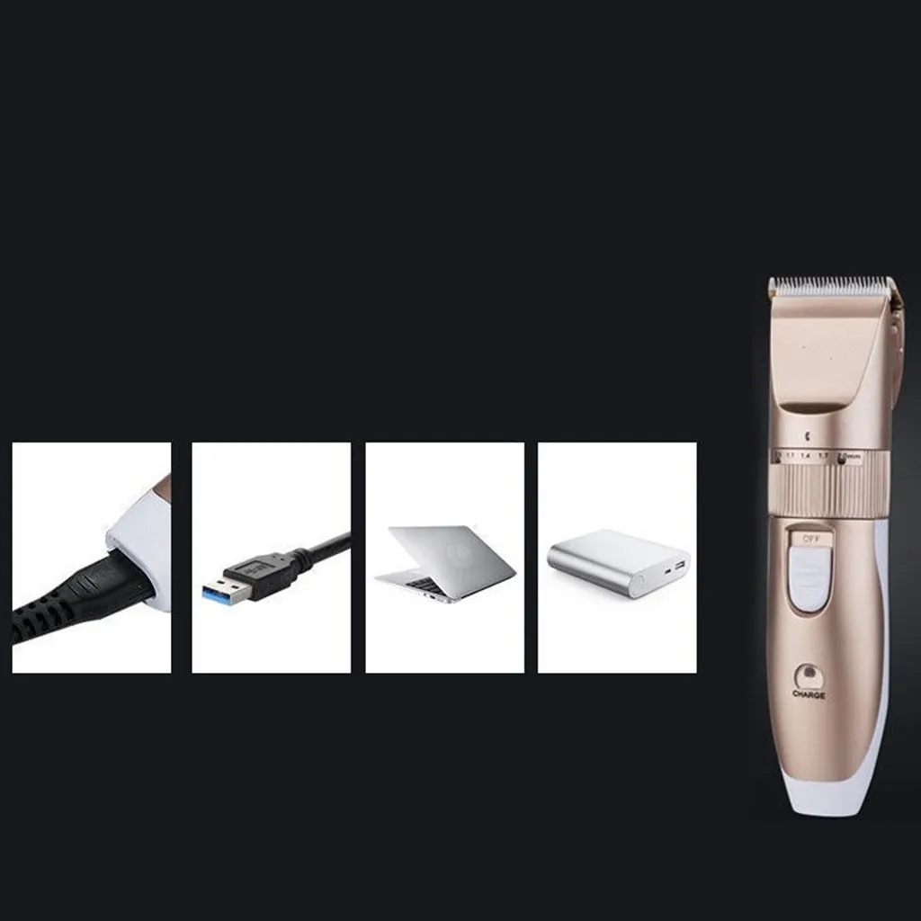 Беспроводной шнур Профессиональная Парикмахерская Машинка для стрижки волос