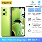 Смартфон Realme GT Neo 2, NFC, 6,62 дюйма, FHD +, 120 Гц, Snapdragon 870, 65 Вт, 5000 мА ч, 64 мп