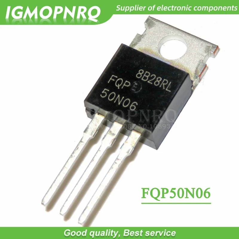 

20 шт./лот FQP50N06 50N06 50A / 60 в линия TO-220 Новый оригинал