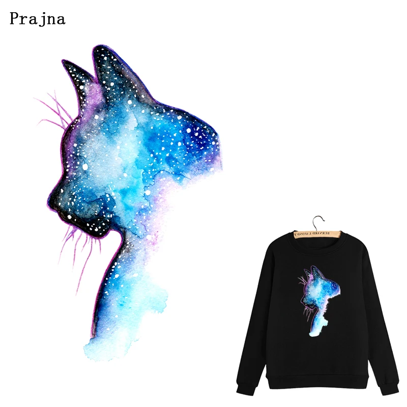 Наклейки с нашивками для кошек Prajna нашивки теплопередачей одежды и сумок сделай