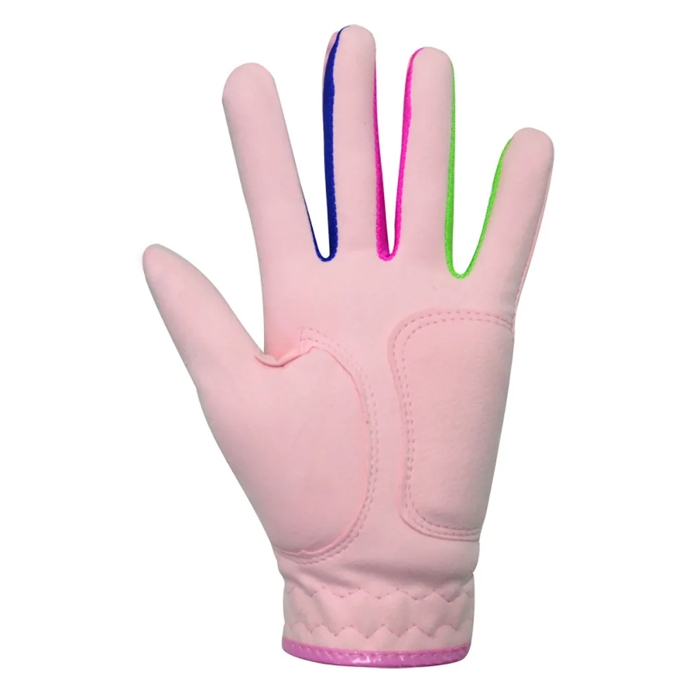 A Pair Of 3-12 Jaguar Children’S Golf Gloves Soft Leather Anti Slip For Boys And Girls
