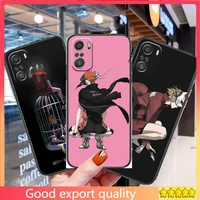 anime volleyball haikyuu cartoon phone case for xiaomi redmi note 10 9 9s 8 7 6 5 a pro s t black cover silicone back pre styl