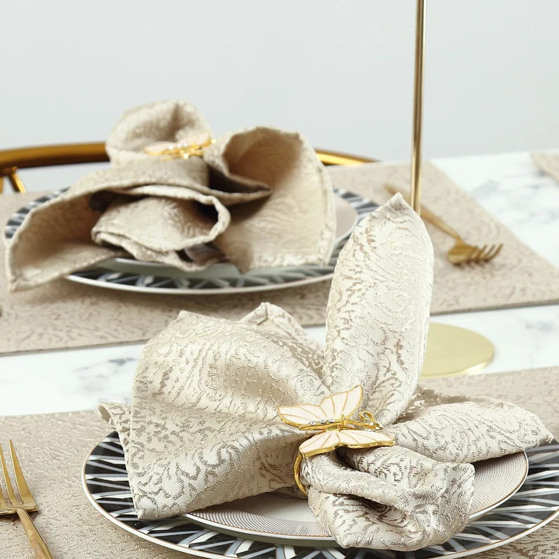 2pcs Track On the Table Napkins Towel For Kitchen Serviette Fabric Napkin Cutlery Home Textiles Wedding Decoration Placemats | Дом и сад