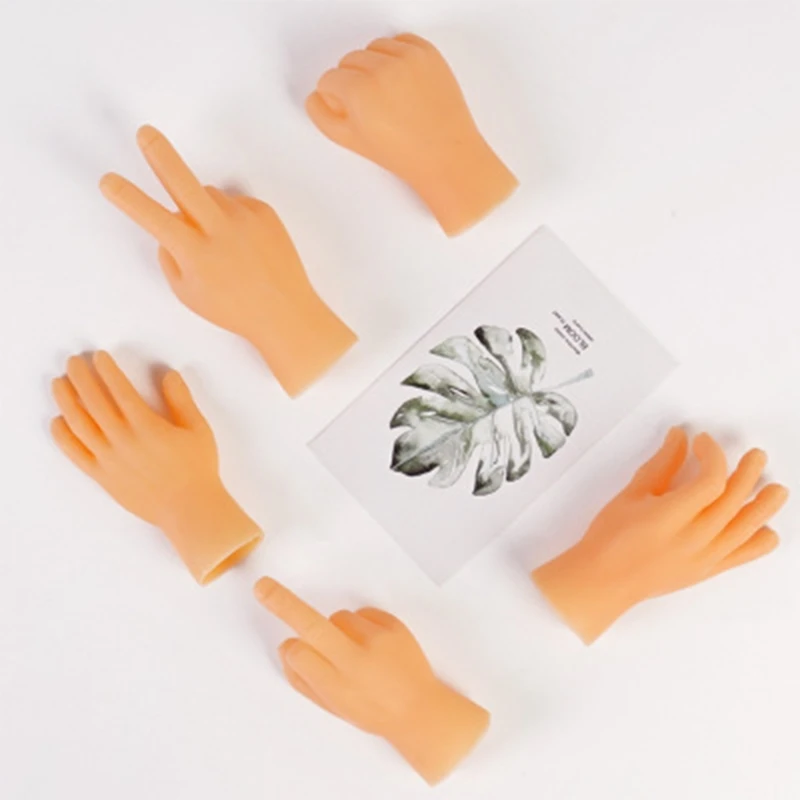 

Novelty Funny Fingers Hands Feet Foot Model Tricky Toys Puppets Halloween Gift 54DF