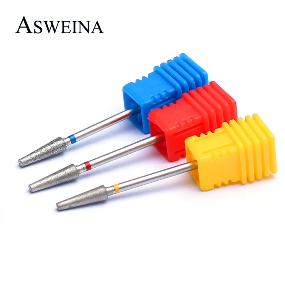 

1pc Diamond Milling Cutter Nail Drill Bits Electric Manicure Burr Cuticle Clean Cutter Gel Polish Remover Tools Accessories