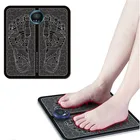 Массажер для ног электрический USB EMS, вибрационная пластина для ног, электрод, снятие усталости мышц