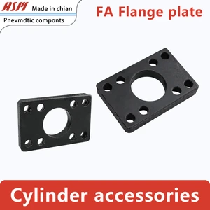 The FA Flange Plate Of Pneumatic Cylinder Fittings Is Used To Install SC Diameter 32/40/50/63/80/100/125/160/200/250/320