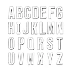 Блестящие полированные буквы-слайдеры диаметром 18 мм, 1 шт., подходят для браслета сделай сам, браслета и ошейника для домашних животных, изготовления ювелирных изделий