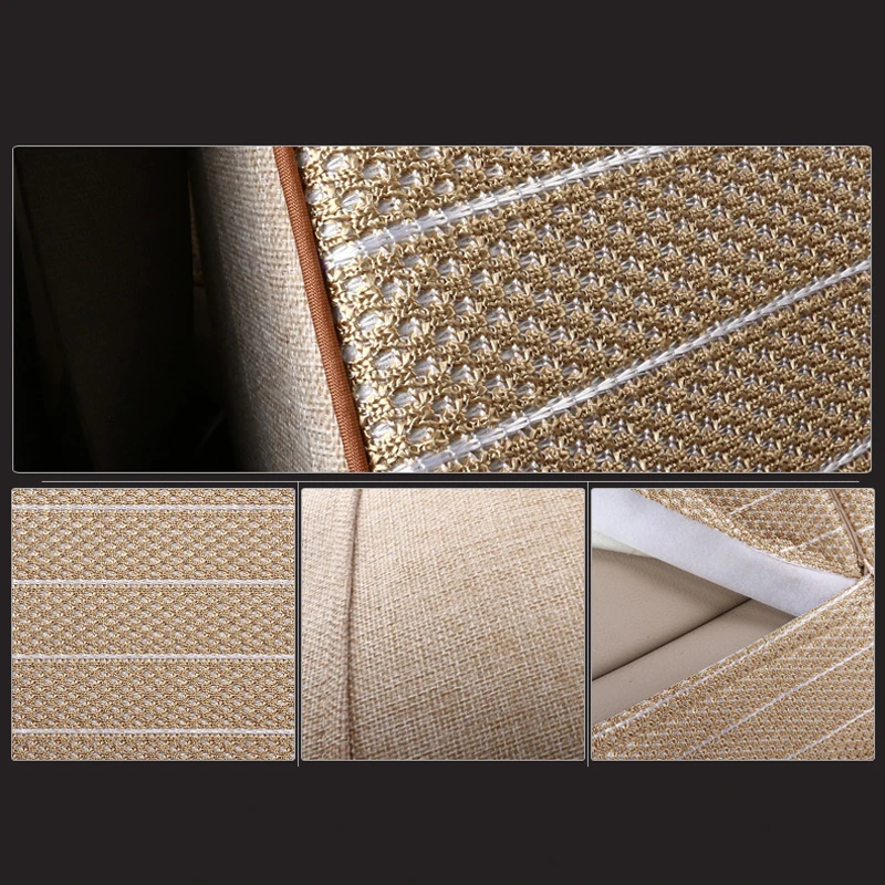 Чехол для автомобильного сиденья CARTAILOR из льняной ткани и ледяного шелка набор