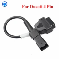 2022 obd motorcycle cable for ducati 4 pin plug cable diagnostic cable 4pin to obd2 16 pin adapter
